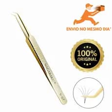 Pinça n-07 Nagaraku Extensão Alongamento Cílios Gold Ouro Original Envio Imediato