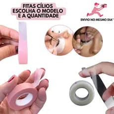 Kit Fitas Micropore Fita Transpore Antialérgica Extensão de Cílios Alongamento Fio a Fio No Brasil