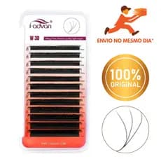 Cilios Fadvan W 3d Volume Egipcio tecnologico Alongamento De Cilios extensão fio a fio no Brasil