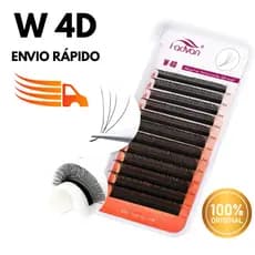 Cílios Fadvan 4D W Volume Egípcio Extensão De Cílios Alongamento Volume Egípcio Híbrido