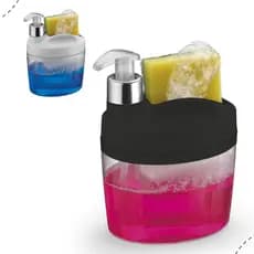 Dispenser Dosador Para Detergente 2x1 Porta Bucha Esponja
