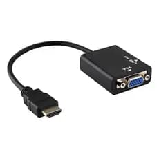 Conversor Adaptador De Vídeo Hdmi Macho Vga Femea Kapbom