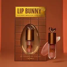 Brilho Labial Lip Rabbit 5G Chocolate Hidratante Proteção Chaveiro
