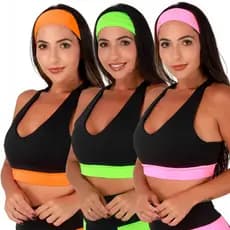 Kit 3 Top Nadador Fitness Feminino Compressão