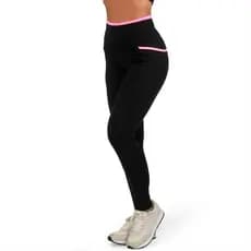 Calça Legging Fitness Feminina Alta Compressão Com Bolsos Laterais