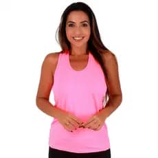 Regata Feminina  Fitness Rosa Ideal Para Dia A Dia e Atividade Física.