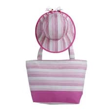 Kit Chapéu E Bolsa Feminina Praia Pesca Camping Piscina Proteção Solar Yepp