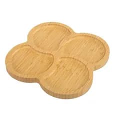Tabua de Petiscos de Bambu Petisqueira para Frios Queijos Marca Casita