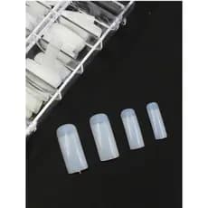 Unha Tips Reta para Alongamento com 100 Unidades Manicure 10061