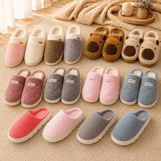 Pantufa Aveludado Unissex Infantil Basico Forrado Por Dentro Super Confortável Com Solado Antiderrapante
