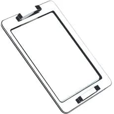 Bandeja Com Alça Pegador Retangular Aço Inox Brinox 40x28