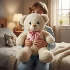 Urso de Pelúcia Tamanho Médio Teddy Gigante Macio Grande e Fofo Hipoalerênico