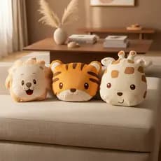 Kit 3 Almofadas Decorativas Safari Quarto Infantil