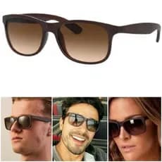 Óculos De Sol Justin Clássico Marrom Quadrado Masculino Feminino Proteção UV400 Promoção
