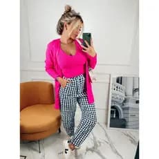 Conjunto Cardigan + Blusa Tricot