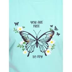 T-shirt Borboleta You Are Free: Leveza e Liberdade em Cada Detalhe