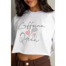Cropped Max Caffeine Queen - Must-Have para Amantes de Café
