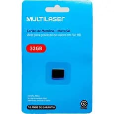 Cartão de Mémoria 8GB 16GB 32GB Ref MC145 Multilaser