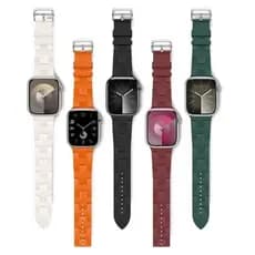 Pulseira de Silicone com fivela de pino Pulseira de relógio Apple