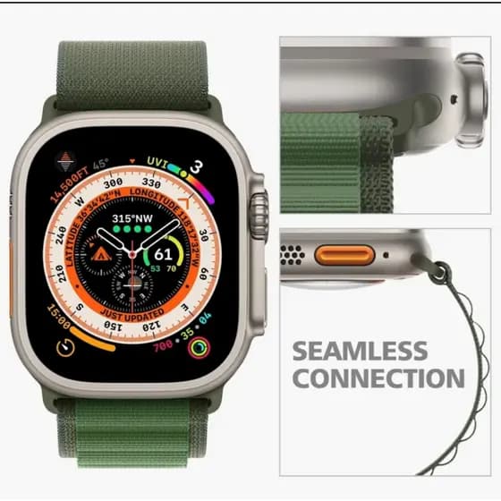 Pulseira De Laço Alpino Para Relógio Apple Ultra Série 8 SE 7 6 5 4 3 2 1 iWatch