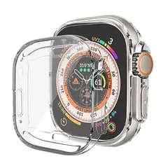 Capa Case Com Película TPU Silicone para Smartwatch Apple Watch  Capinha Bumper