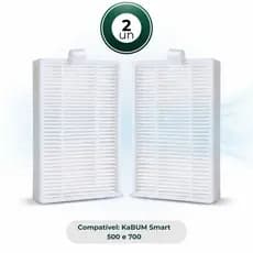 Kit 2 Filtro Hepa Compatível Robô aspirador Kabum Smart 500 e 700 e Liectroux C30B XR500