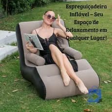 Espreguiçadeira Inflável – Seu Espaço de Relaxamento em Qualquer Lugar!
