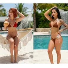Biquíni Praia com Acabamento Profissional – Não encolhe