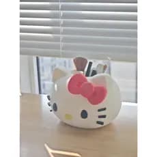 Porta Pincéis e Canetas Organizador de Mesa Hello Kitty Multifuncional.