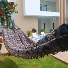 Rede de dormir descanso indiana, rede de dormir gigante.