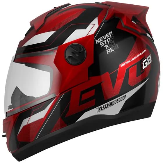 Capacete Fechado Moto Pro Tork Evolution G8 Evo Masculino e Feminino Adulto