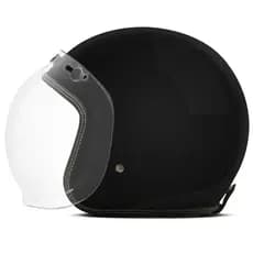 Capacete Aberto Basico Old School Moto Custom Etceter Solid Vintage Masculino e Feminino