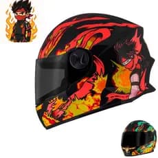 Capacete Fechado Infantil Pro Tork Liberty Four Kids Combustion Viseira Fume Forro Antialérgico