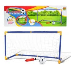 Trave e Bola Infantil Chute a Gol Kit com Rede Bomba Brinquedo Golzinho Futebol DM Toys DMT5075