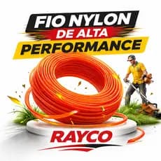 Fio Nylon Para Roçadeira Cortador Grama 1,8mm, 2,4mm, 2.7mm 15m, 30m, 45m, 60m
