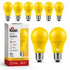 Kit Lâmpada Anti Inseto 9W Bivolt Afasta Mosquito Dengue Chicungunha