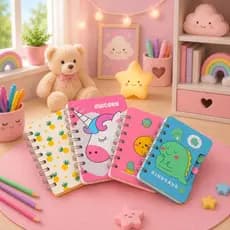 Mini Agenda Caderneta Portátil de Bolso para Anotações Planejamento Diário Pessoal