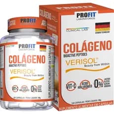 Colágeno Verisol ®️ Profit Labs 120 Cápsulas com ácido Hialurônico