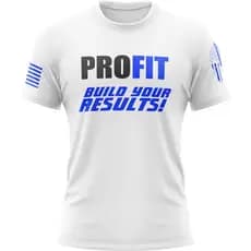Camiseta Profit Branca Dryfit Ideal para Pratica de Esportes