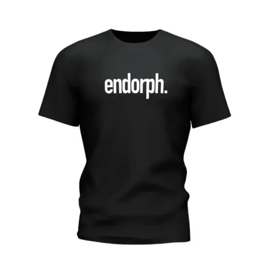 Camiseta Dry Fit Para Prática de Esportes Leve com Proteção UV Preta Endorph