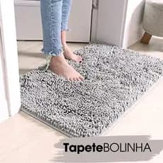 Tapete Antiderrapante Bolinha Microfibra Macarrão Luxo Várias Cores