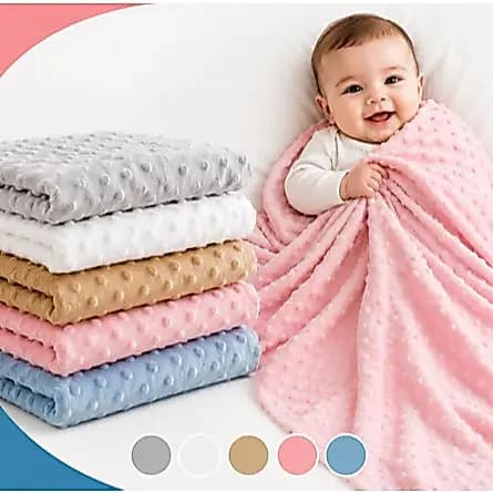 Coberta Pipoquinha Bebe Macia 1,00x0,80 Premium