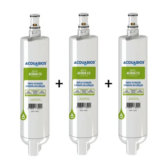 Kit 3 Refil Filtro Cs Compatível Consul Cpb34 Cpc31 Cpb35 Cpc30