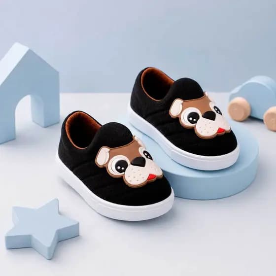 Tênis Calce Facil Infantil Menino Confortável Cachorro Fofo Promoção Criança Masculino Original