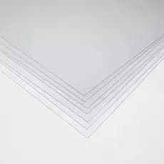 10 Folhas De Acetato Cristal Transparente A4 - 21x30 Cm espessura 0,20 mm ou 200 micras Plástico Pet