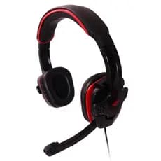 Fone Gamer Headset de Ouvido Microfone Profissional P2 Para Jogos Chat Pc Note Celular Ps4 Xbox G-FIRE Cor Vermelho/Pret