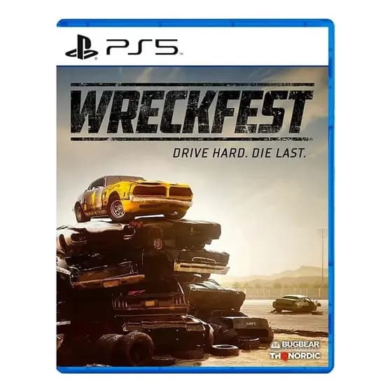 Wreckfest - Edição PS5 Nativa | Mídia Física Oficial | Simulador de Colisão | Novo e Lacrado na Caixa