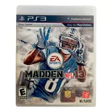 Madden Nfl 13 Ps3 Midia Fisica com manual perfeito estado
