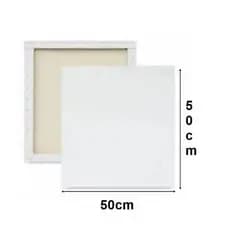 Kit Com 5 Telas De Pintura Medida 50x50