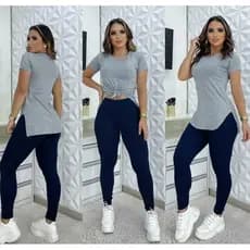 Blusa Feminina Long Line Academia Viscolycra Bata tapa bumbum alata qualidade P M G GG VESTE LEGGING